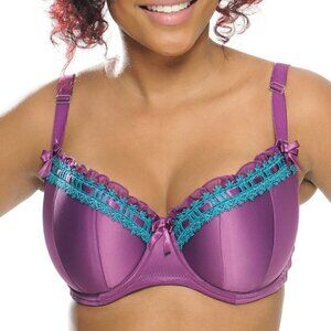 Curvy Kate Satin Ruffle Bra